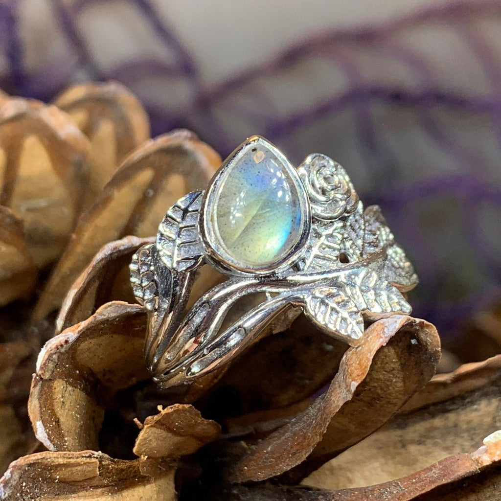Wild Irish Rose Ring in Sterling Silver
