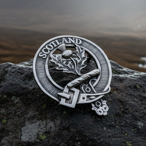 Scotland Thistle Brooch - Handmade in Scotland