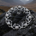 Georgiana Thistle Wreath Brooch - Handmade in Scotland