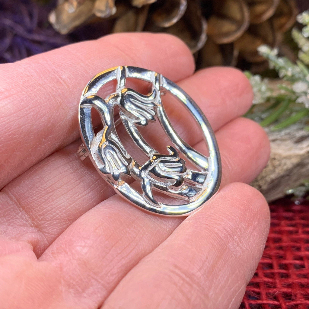 Bonnie Scottish Bluebells Brooch - Handmade in Scotland