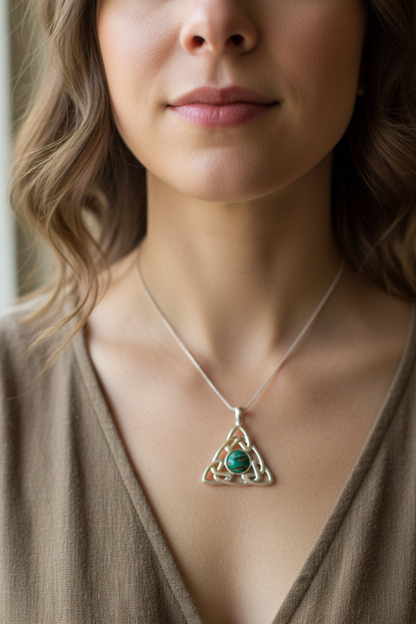 Heathergems Pictish Celtic Knot Necklace - Handmade in Scotland