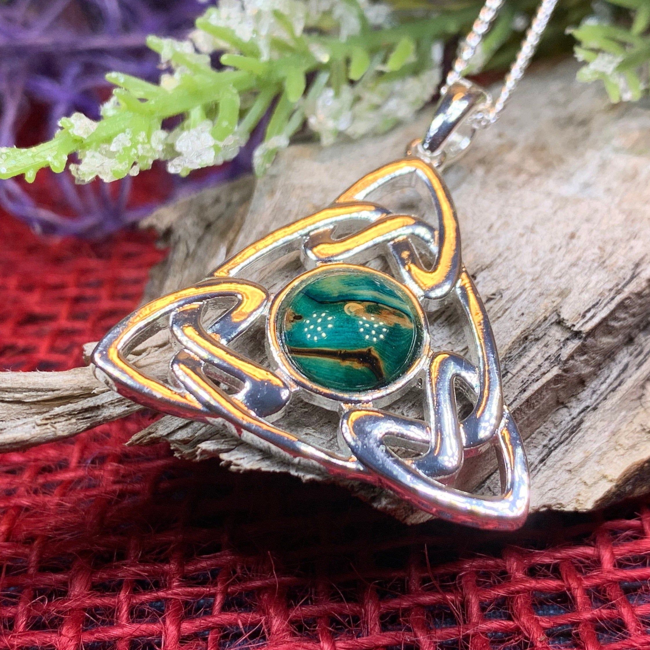 Heathergems Pictish Celtic Knot Necklace - Handmade in Scotland