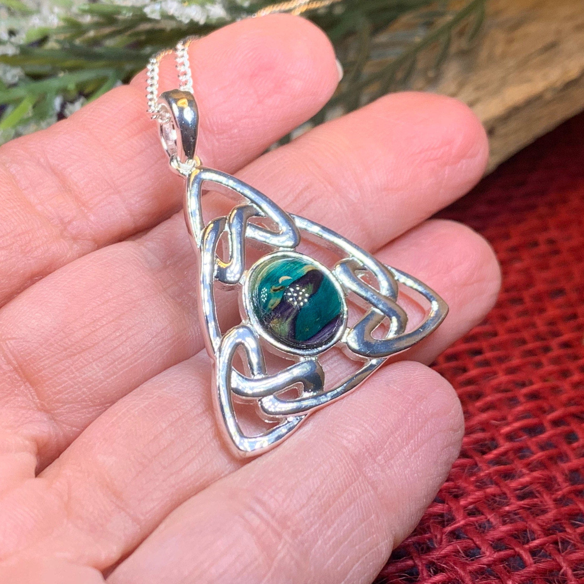 Heathergems Pictish Celtic Knot Necklace - Handmade in Scotland