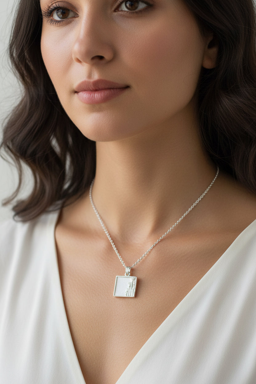Tarbet Scottish Thistle Necklace - Handmade in Scotland