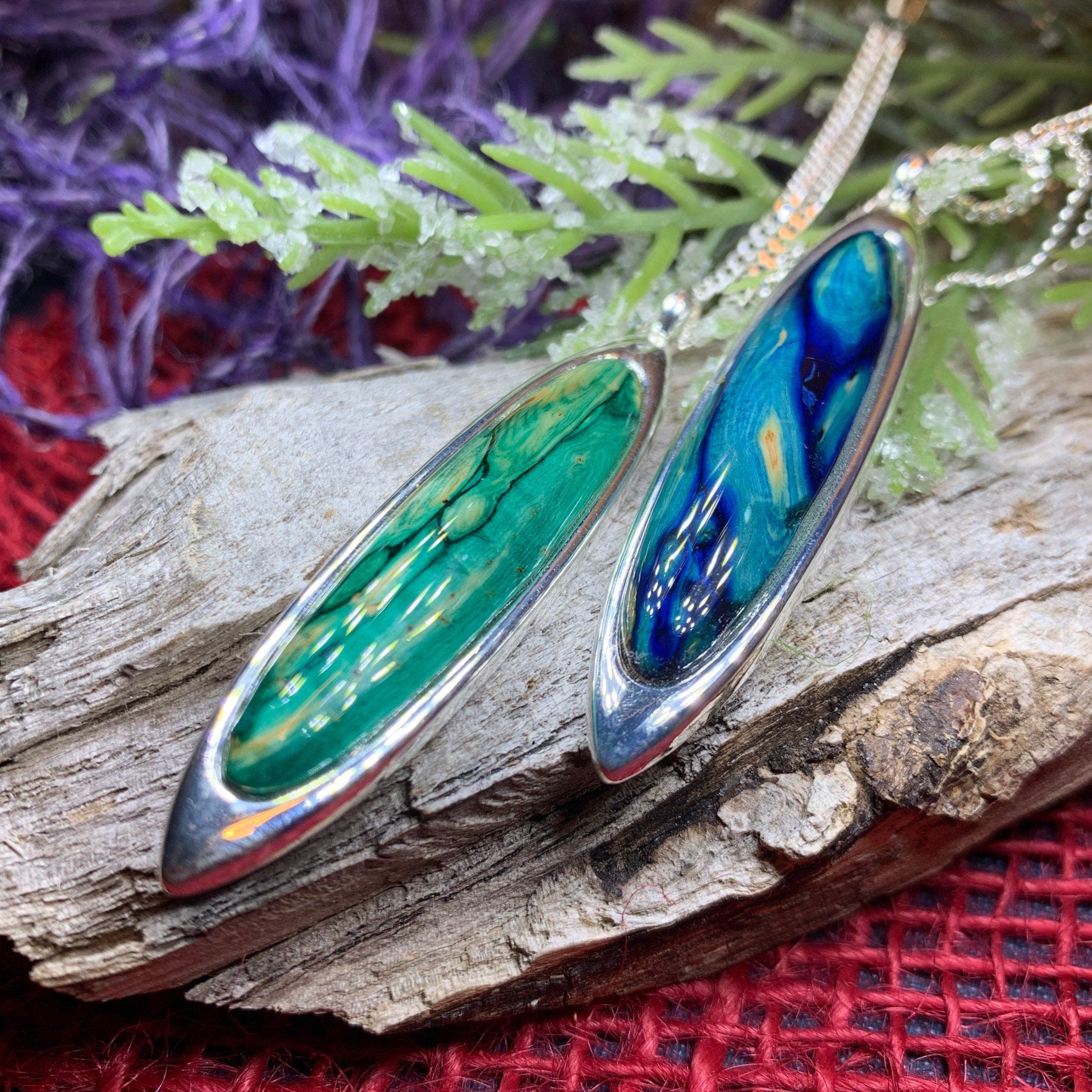 Scottish Highlands Heathergems Necklace - Handmade in Scotland