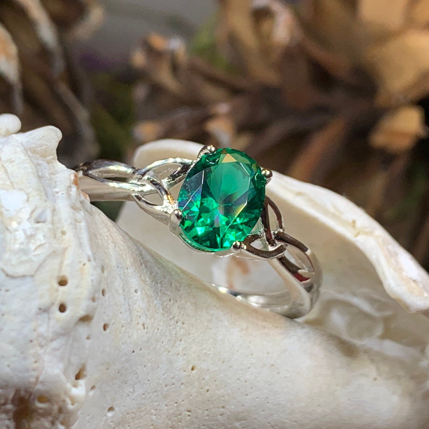 Irish Twilight Celtic Ring