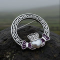 Maggie Claddagh Brooch for Women