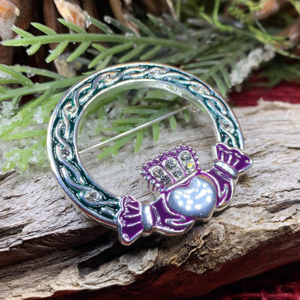 Maggie Claddagh Brooch for Women