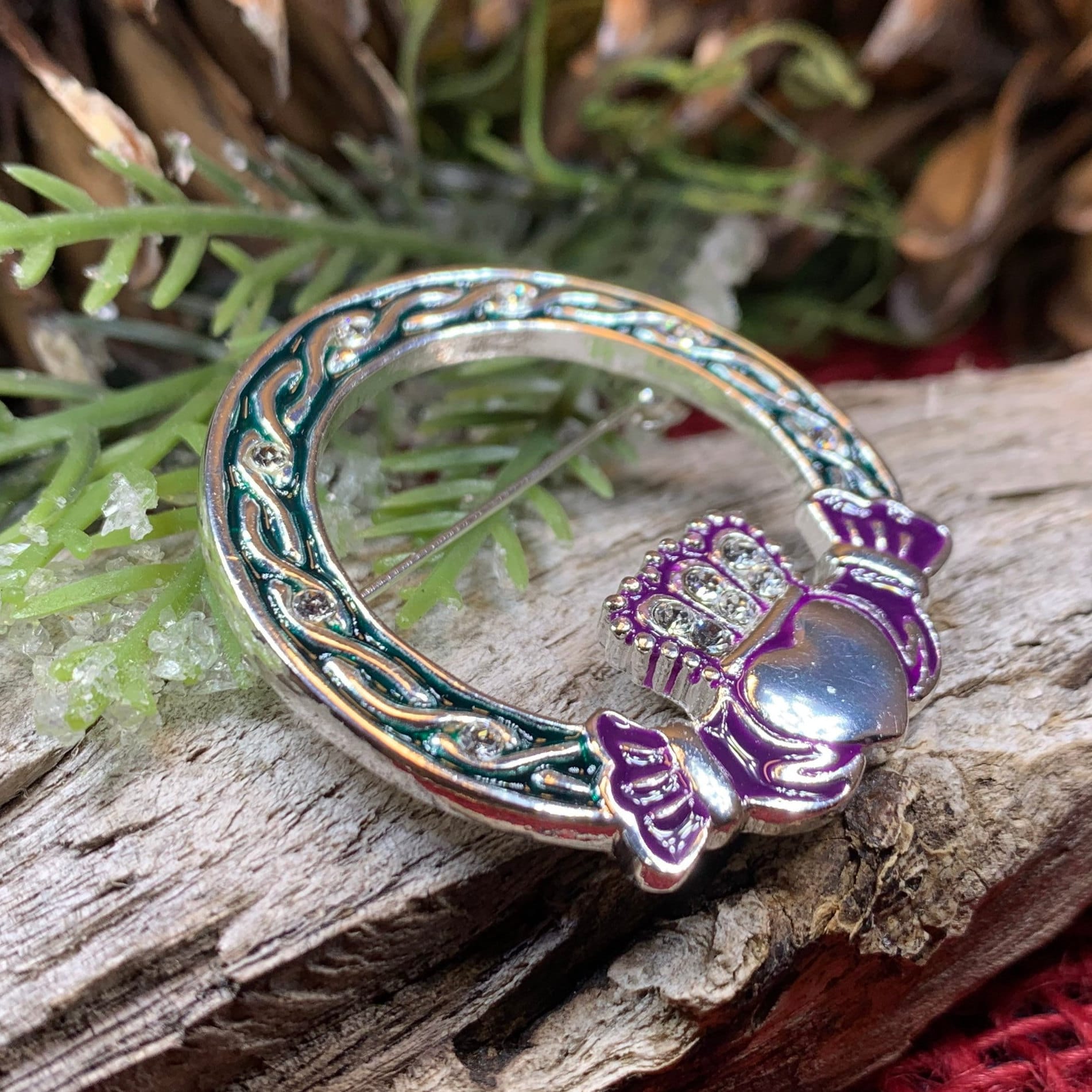 Maggie Claddagh Brooch for Women