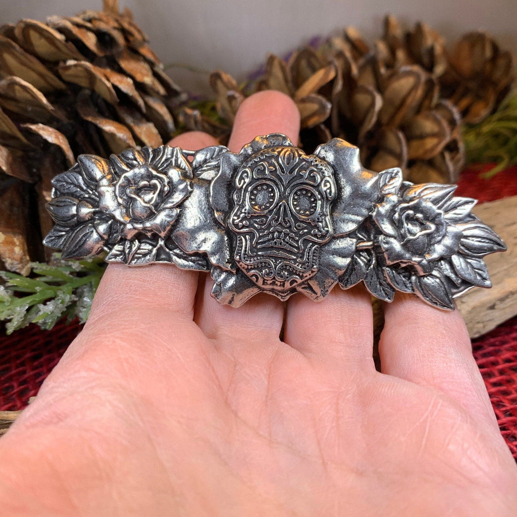 Sugar Skull Hair Clip for Women