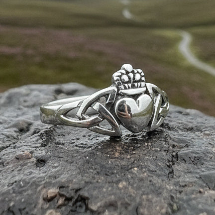 Amrynn Irish Claddagh Ring in Sterling Silver