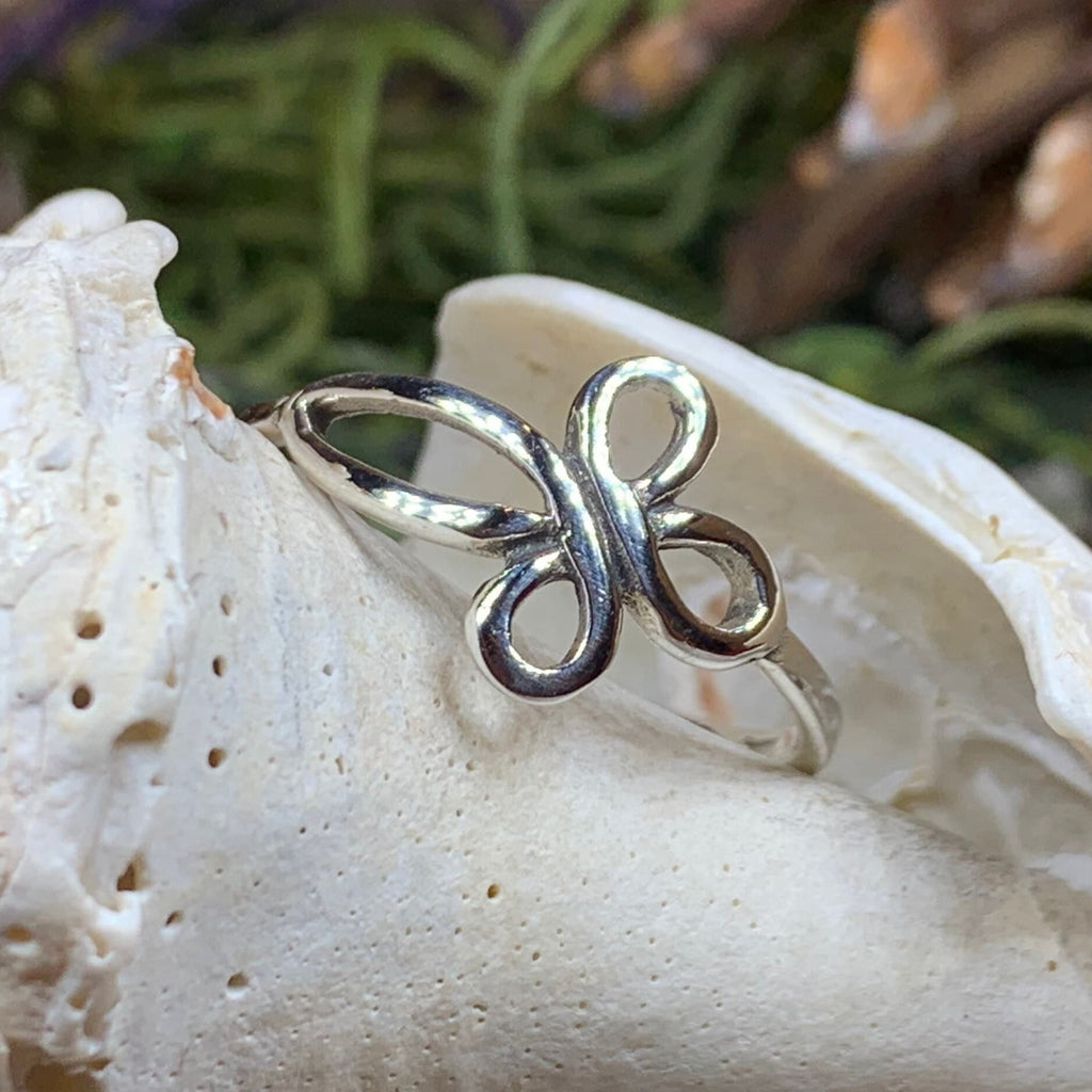 Iona Celtic Cross Ring in Sterling Silver