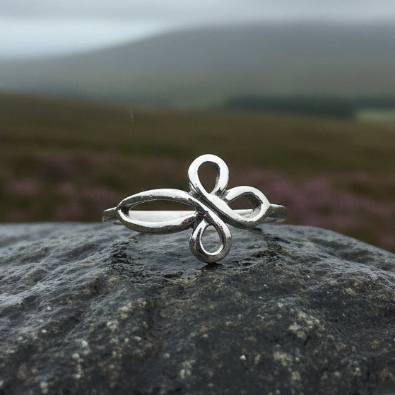 Iona Celtic Cross Ring in Sterling Silver