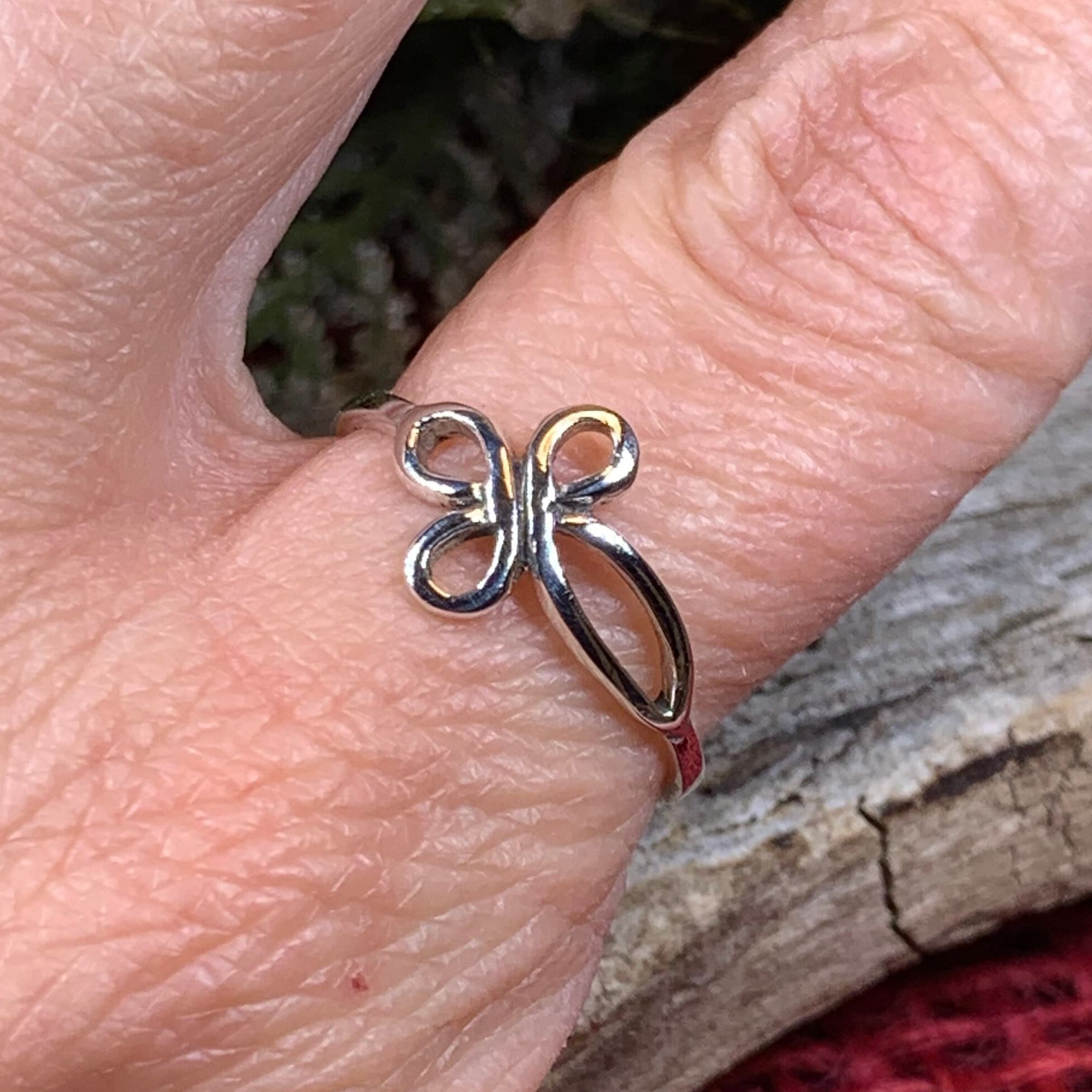 Iona Celtic Cross Ring in Sterling Silver