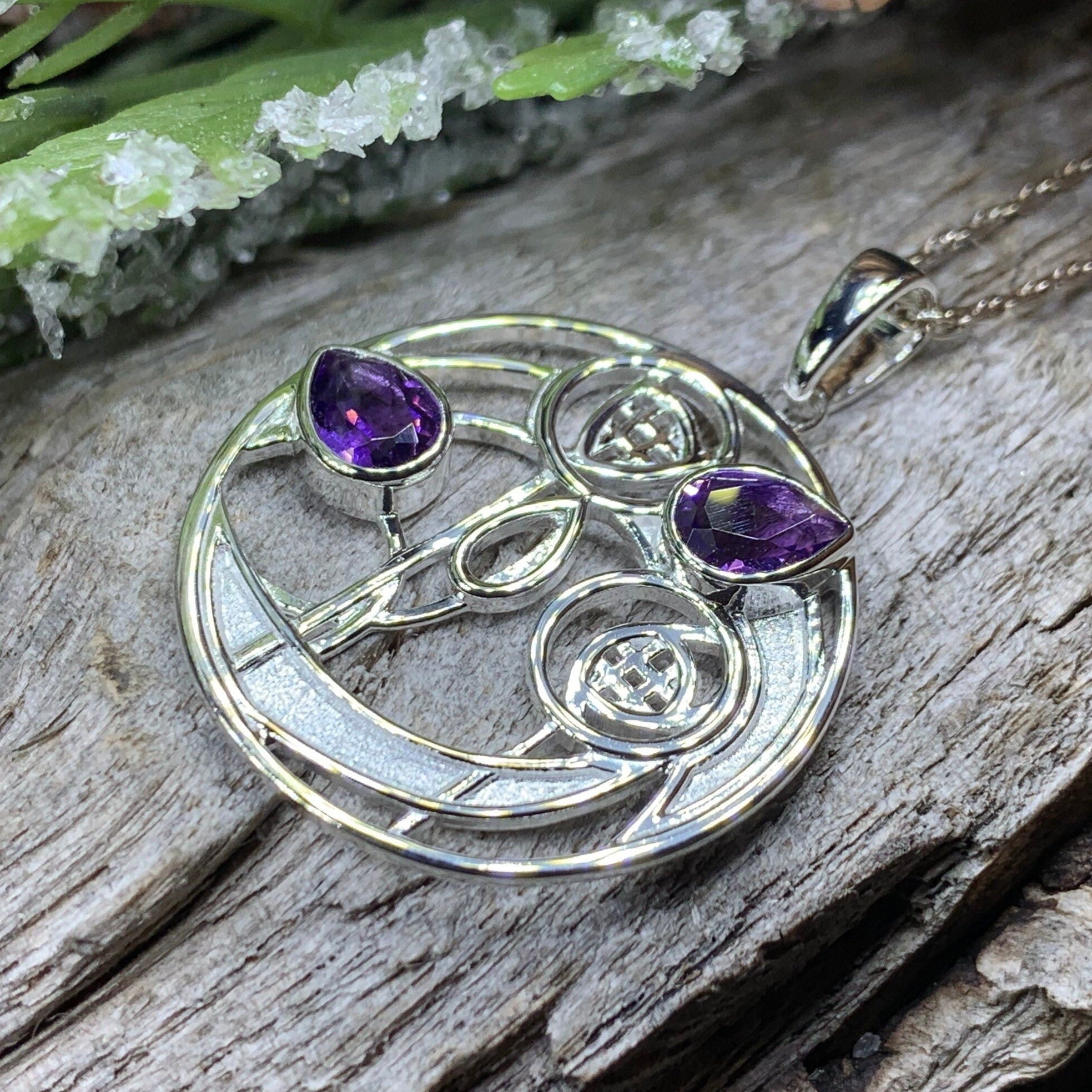 Cairn Impact Mackintosh Amethyst Necklace