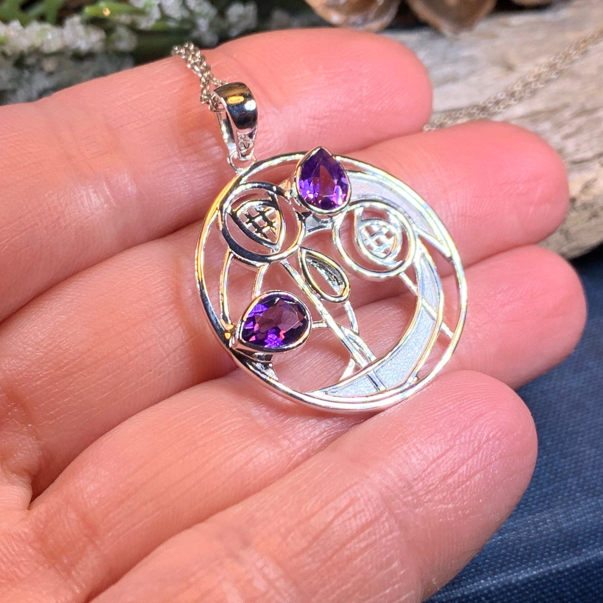 Cairn Impact Mackintosh Amethyst Necklace