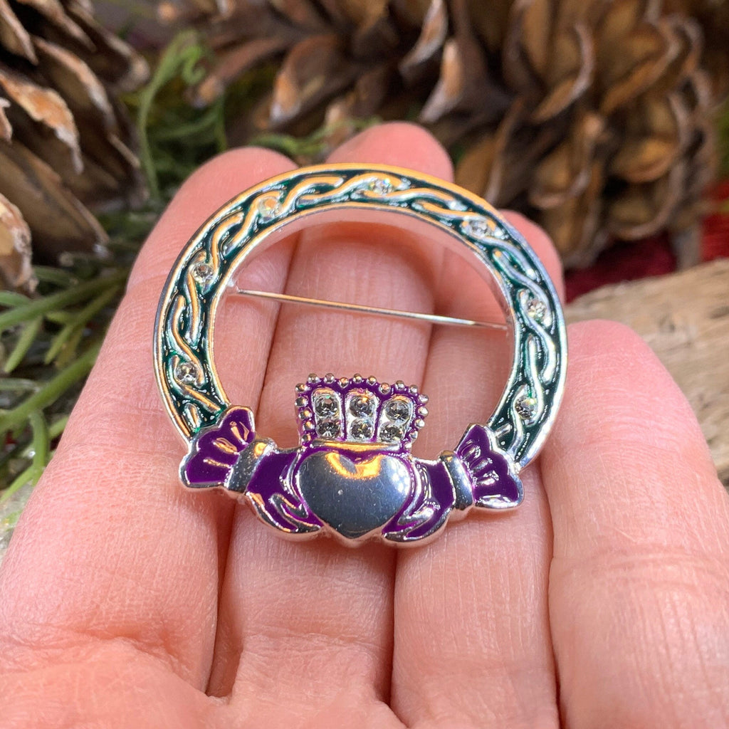 Maggie Claddagh Brooch for Women