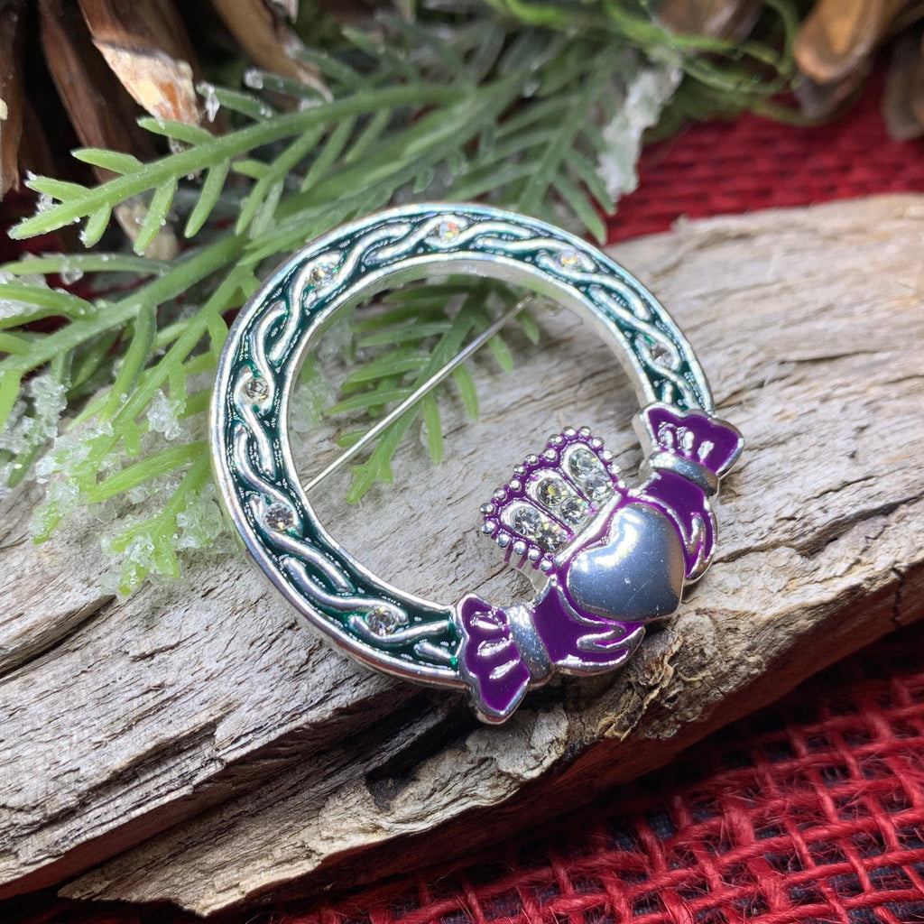 Maggie Claddagh Brooch for Women