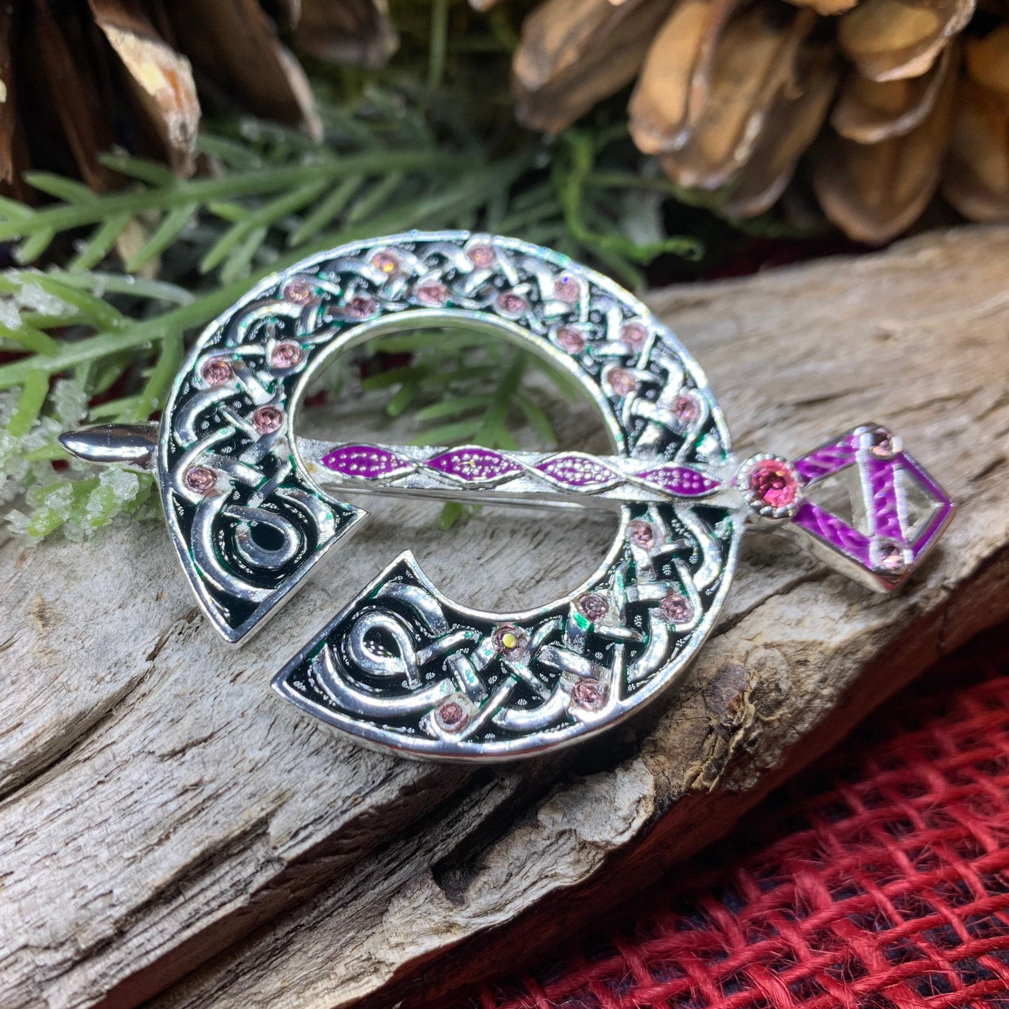 Destiny Celtic Enamel Brooch