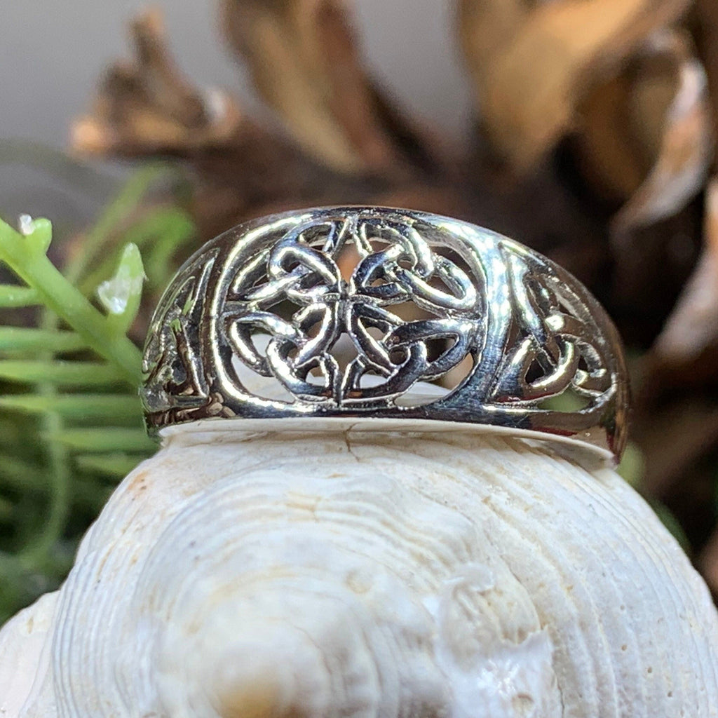 Radelia Celtic Knot Ring in Sterling Silver