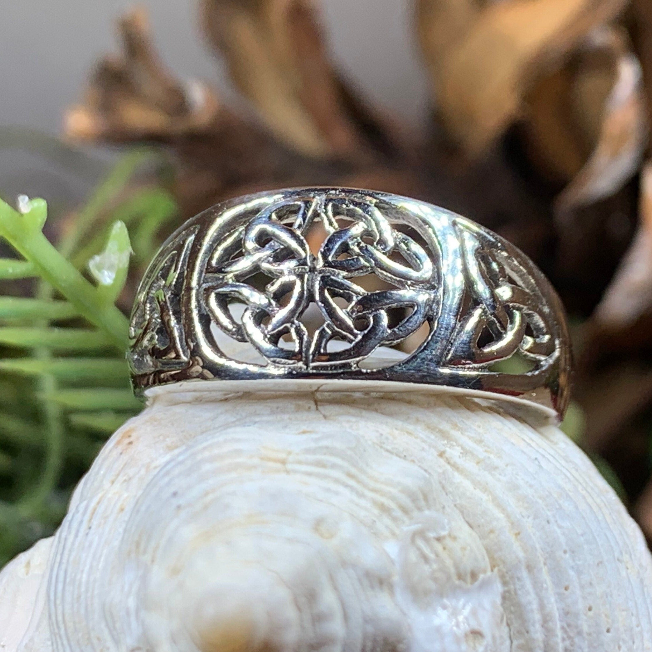 Radelia Celtic Knot Ring in Sterling Silver