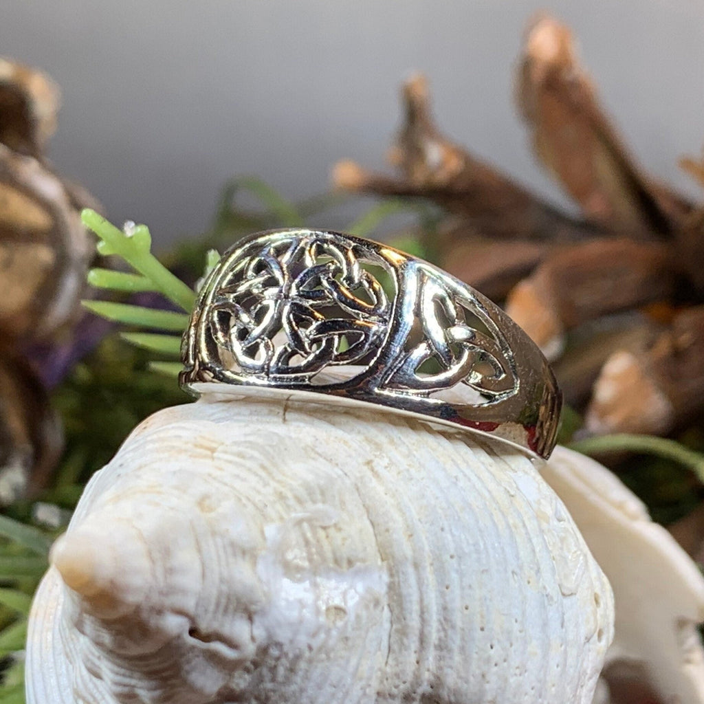Radelia Celtic Knot Ring in Sterling Silver