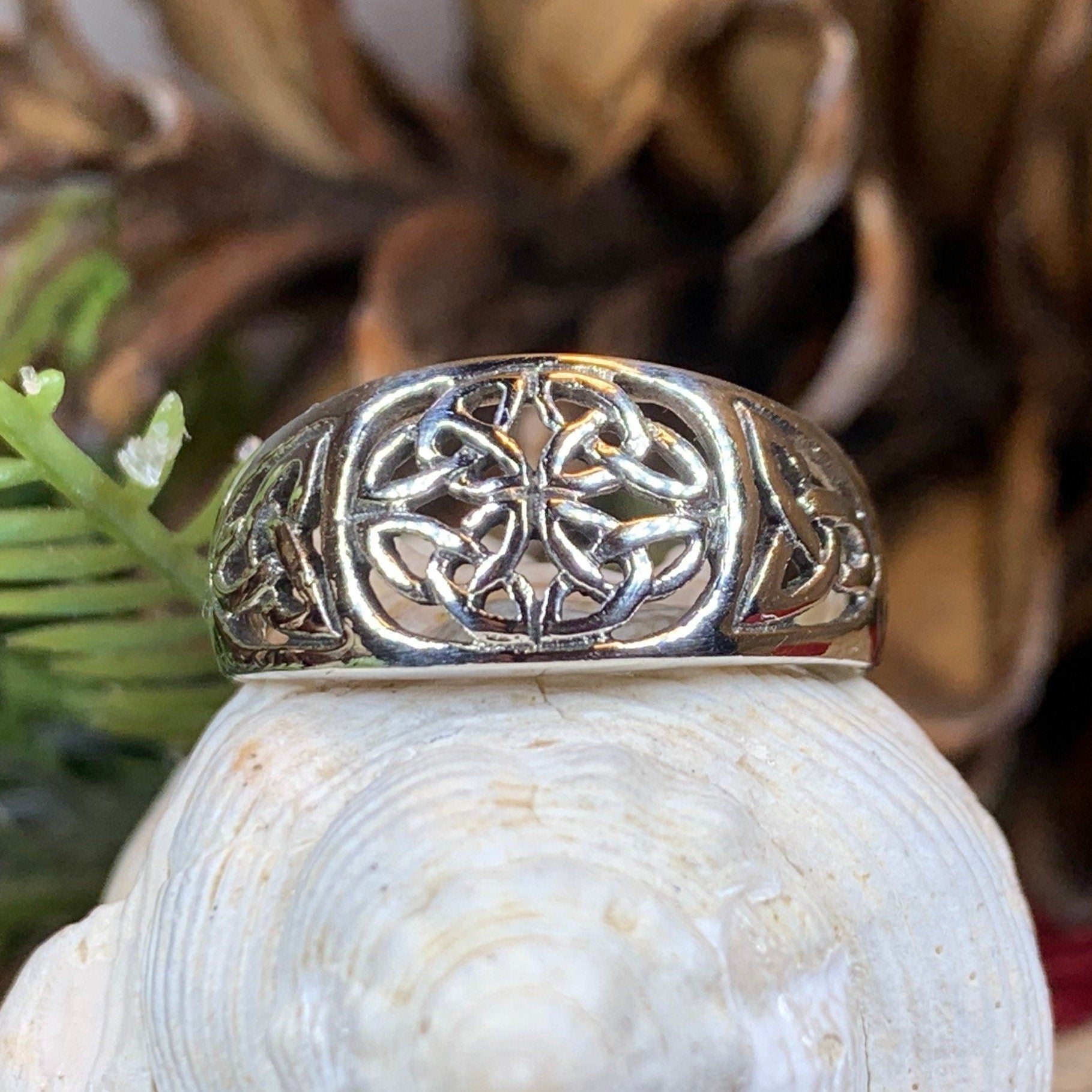 Radelia Celtic Knot Ring in Sterling Silver