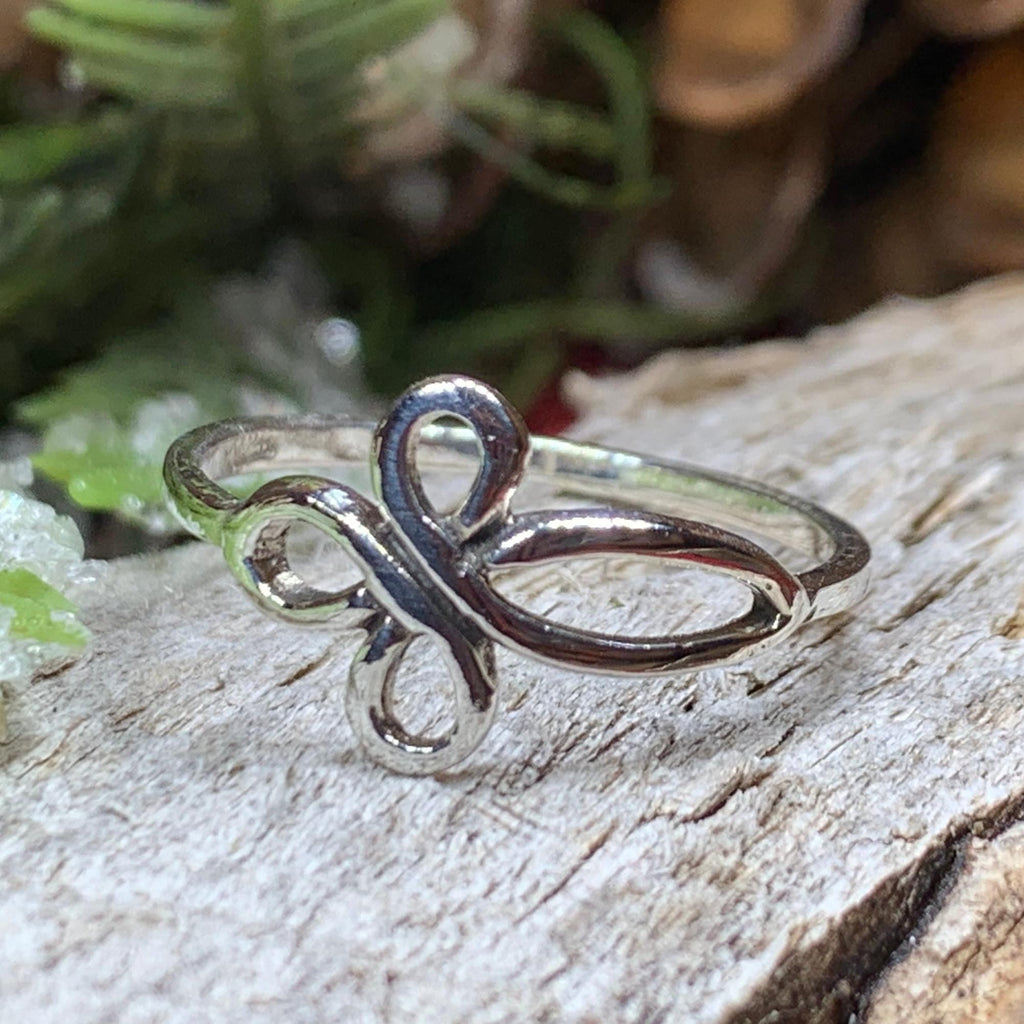 Iona Celtic Cross Ring in Sterling Silver