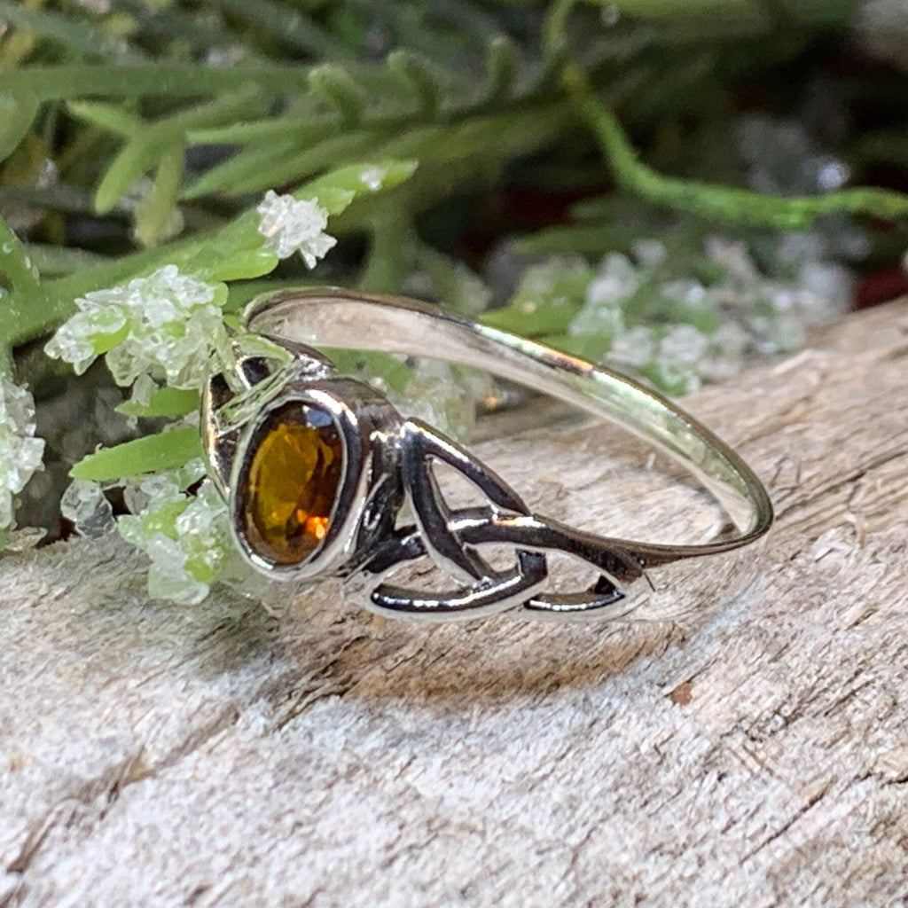 Faelyn Celtic Trinity Knot Ring