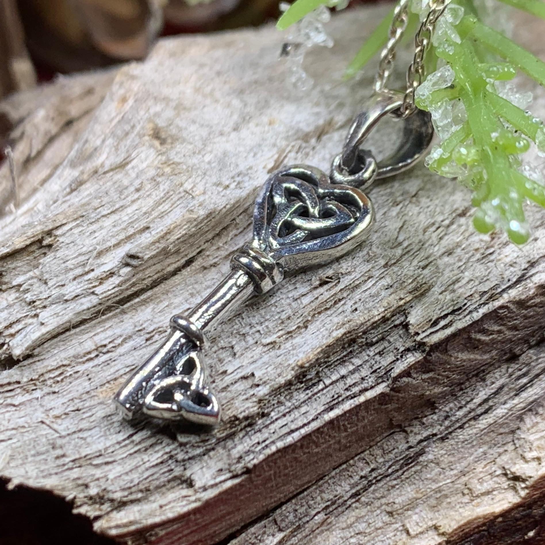 Petite Celtic Key Necklace