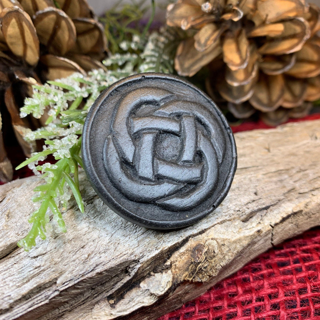 Irish Turf Celtic Knot Brooch