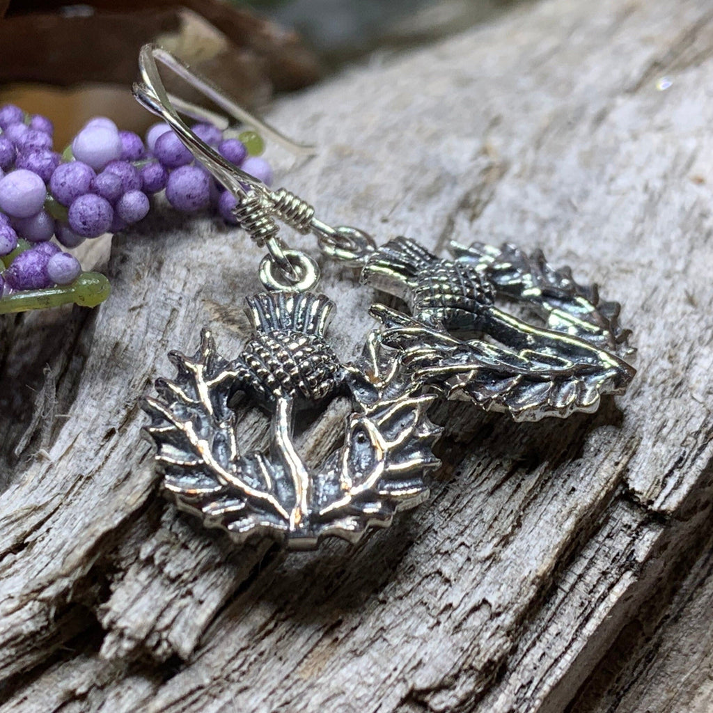 Alruna Scottish Thistle Earrings