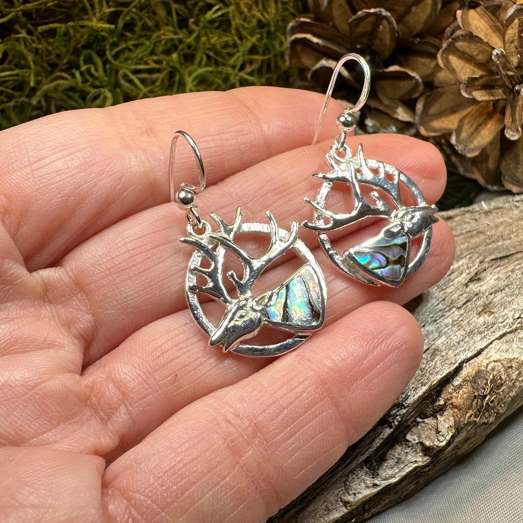 Scottish Stag of the Mist Earrings for Women