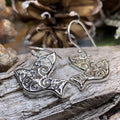 Celtic Dove Earrings - Scotland Jewelry