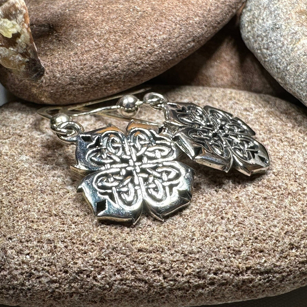 Kylie Celtic Knot Earrings in Sterling Silver