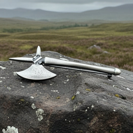 Medieval Battle Axe Kilt Pin