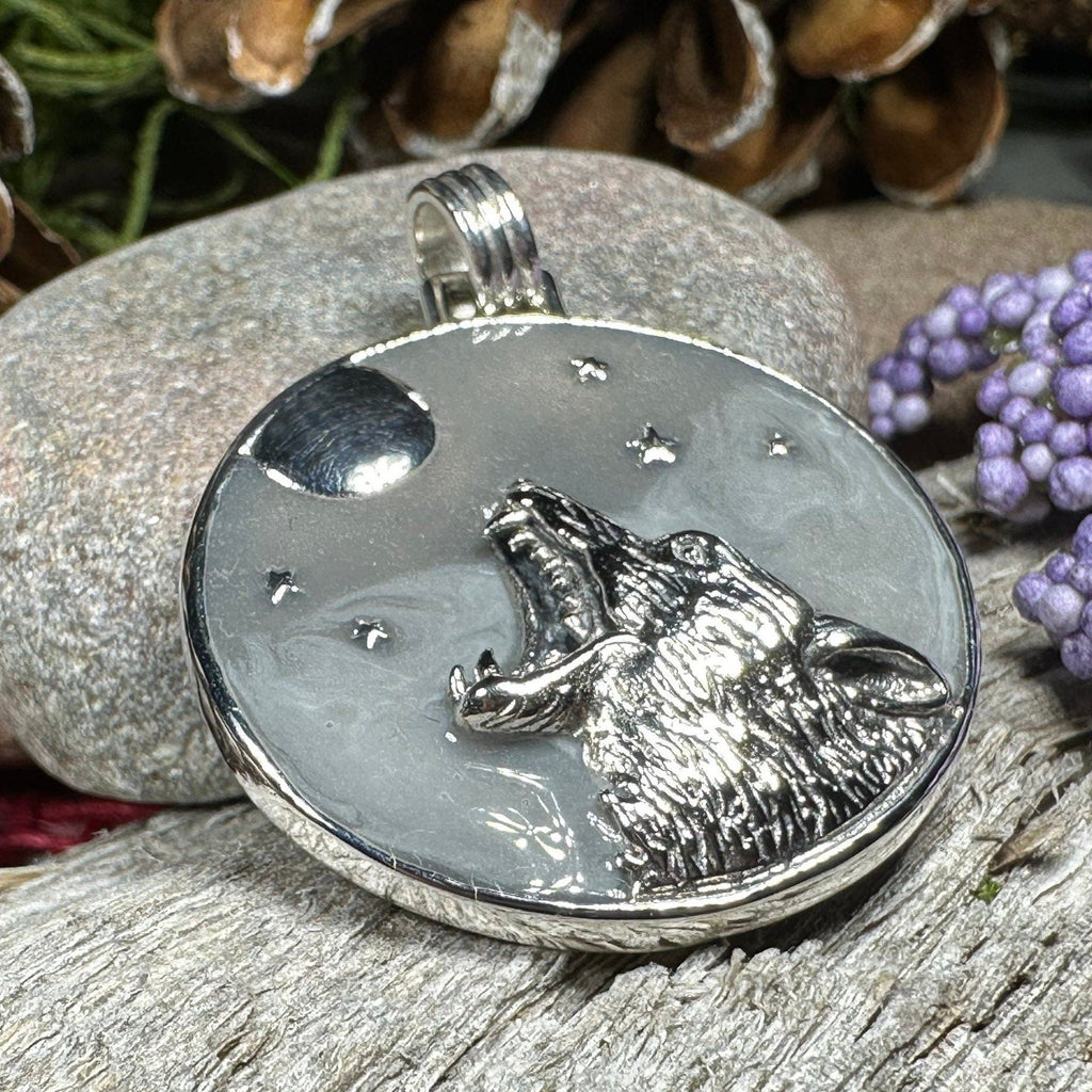 Midnight Wolf Necklace