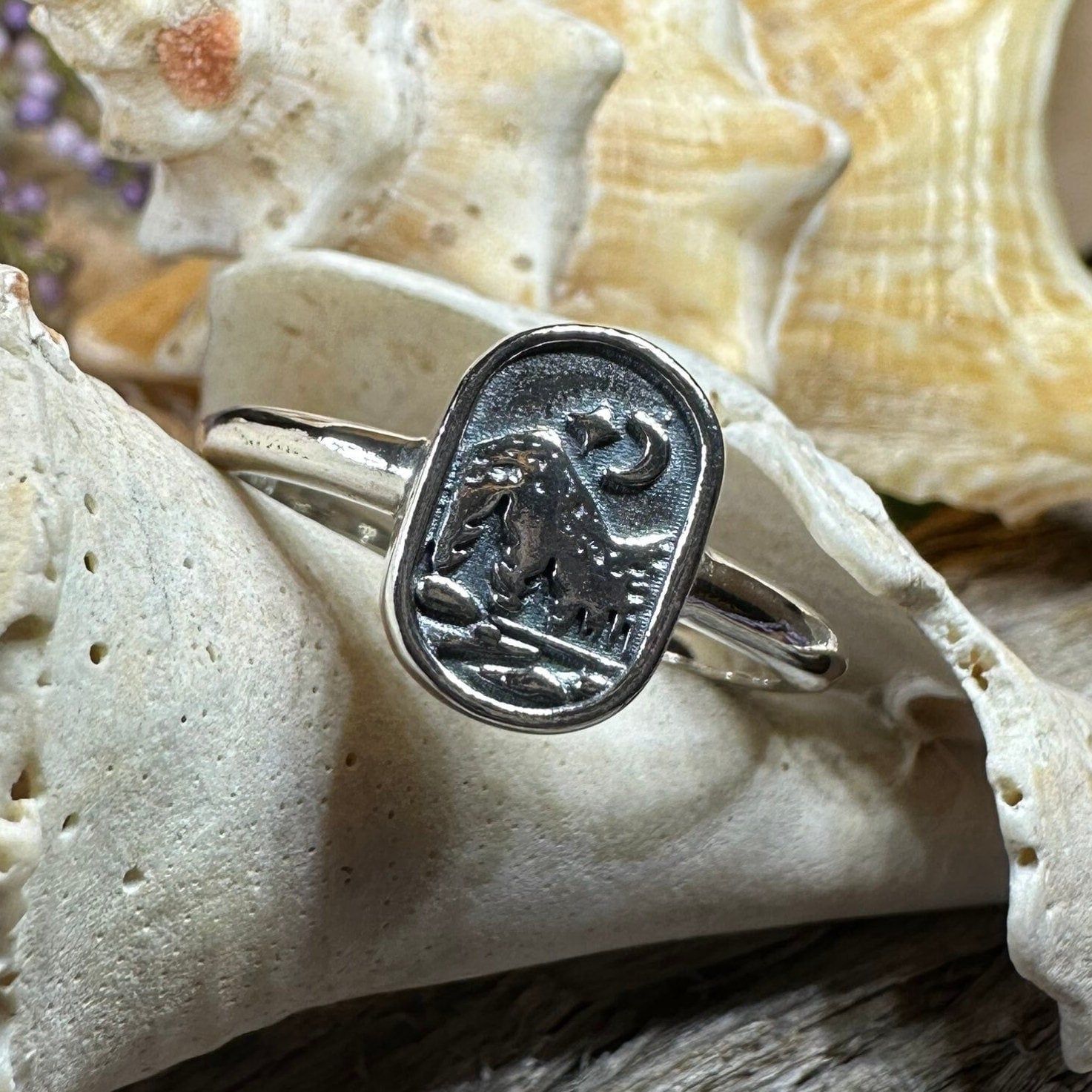 Minimalist Highland Mountain Ring