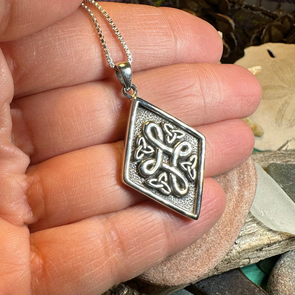 Legacy Celtic Knot Necklace in Sterling Silver