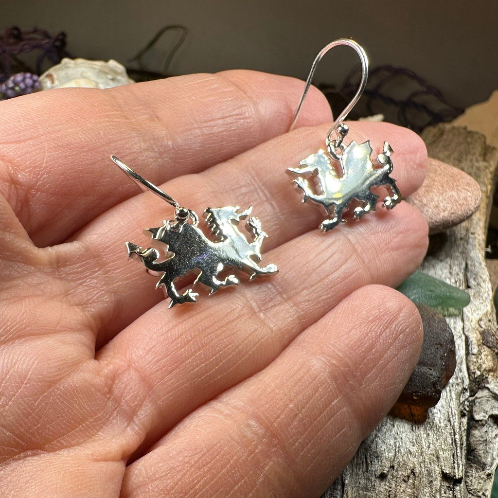 Modern Welsh Dragon Earrings for Women