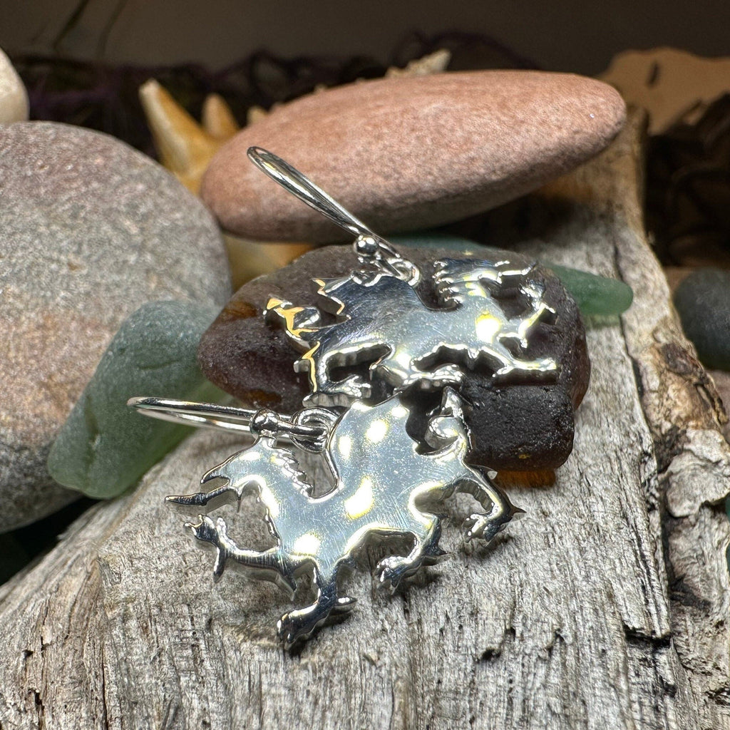 Modern Welsh Dragon Earrings for Women