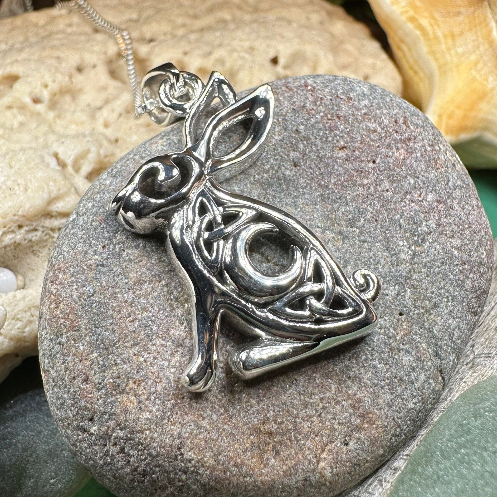 Silvana Rabbit Moon Necklace