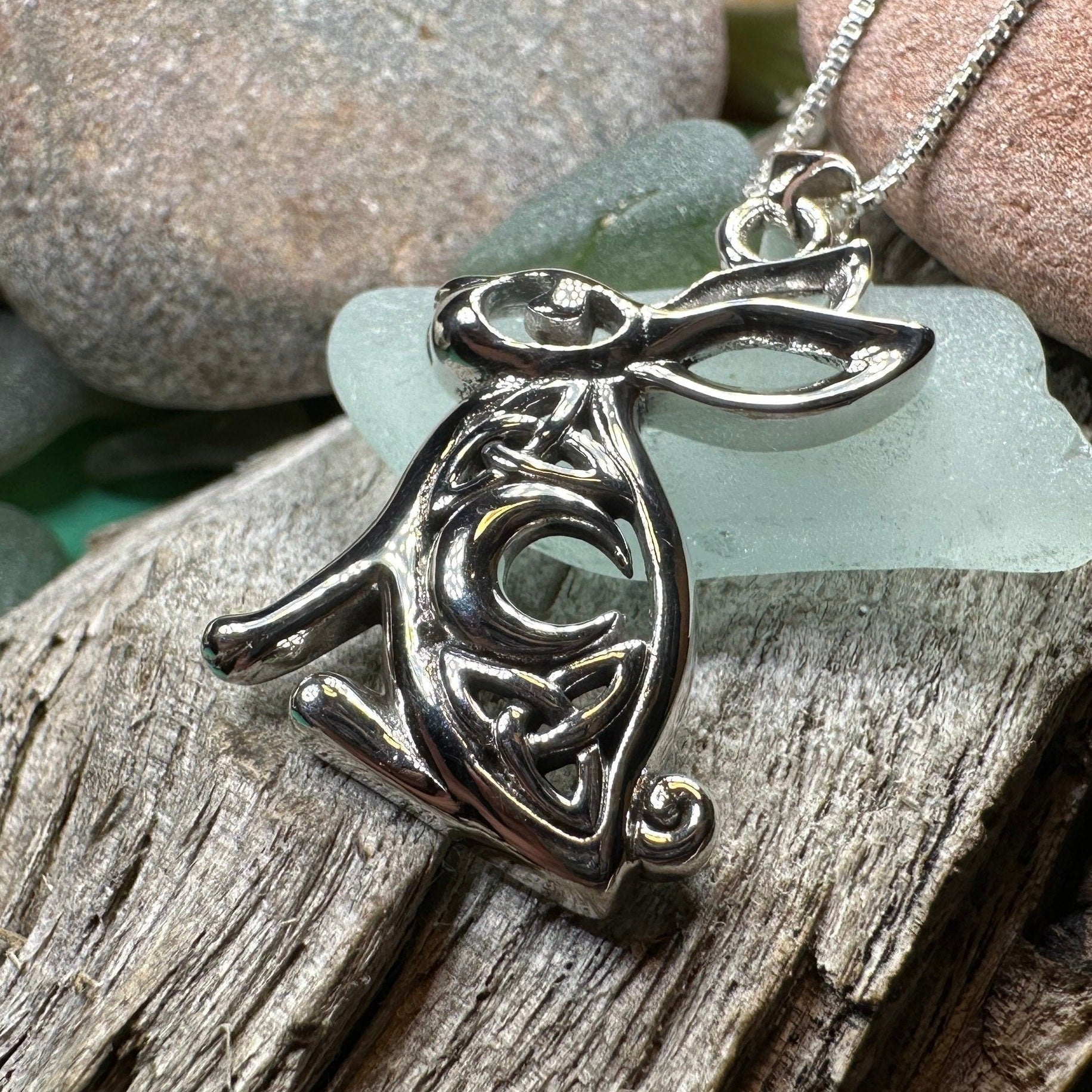 Silvana Rabbit Moon Necklace