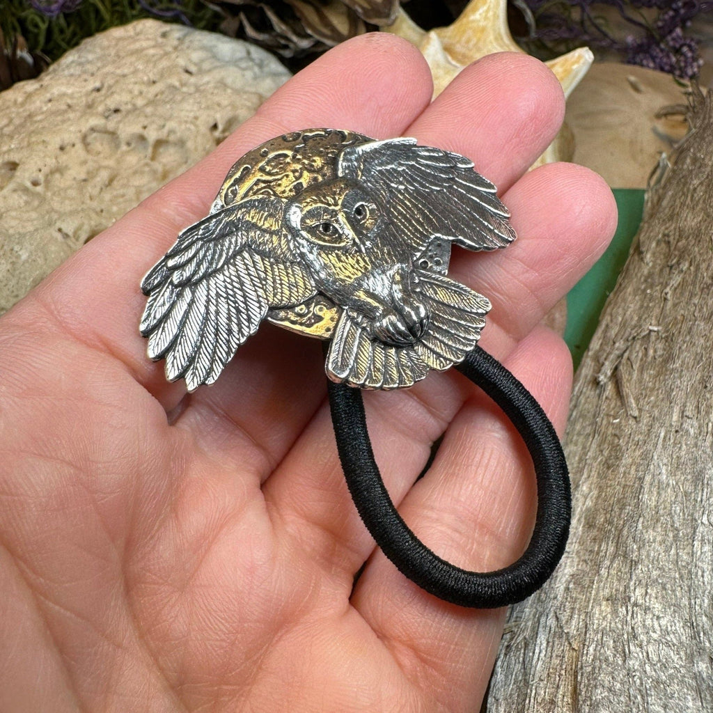 Midnight Owl Ponytail Holder for Women