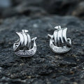 Viking Ship Post Earrings for Women
