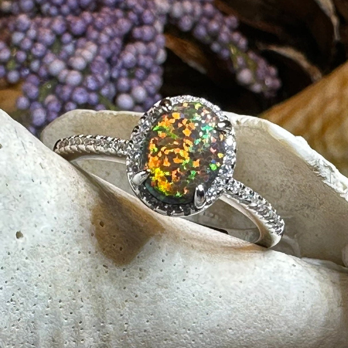 Tamara Opal Engagement Ring for Women