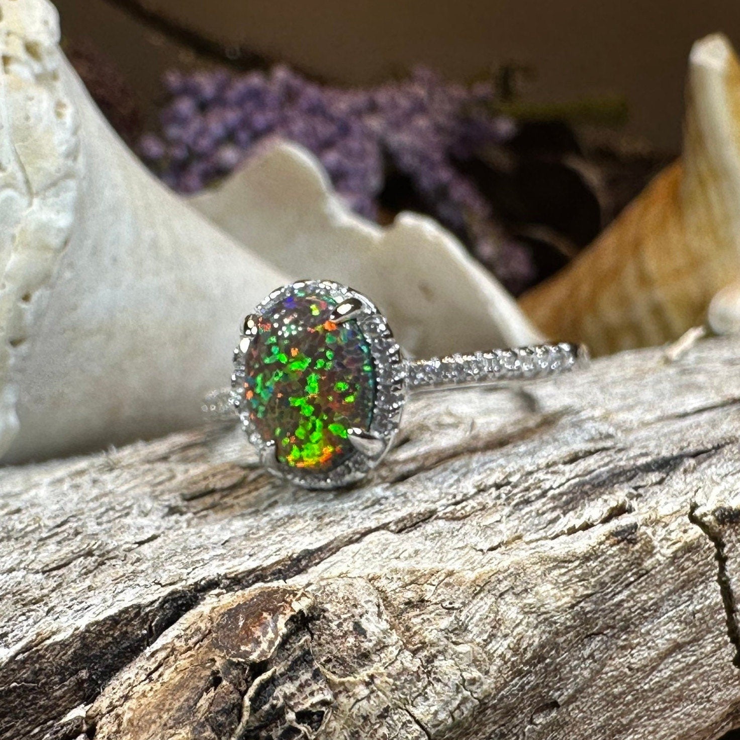 Tamara Opal Engagement Ring for Women