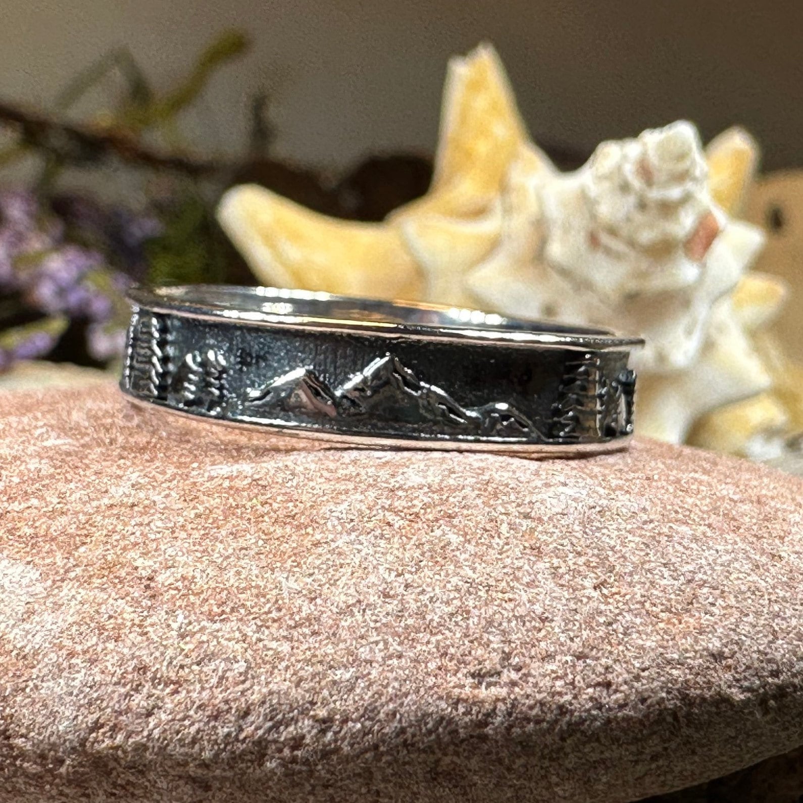 Minimalist Mountain Ring
