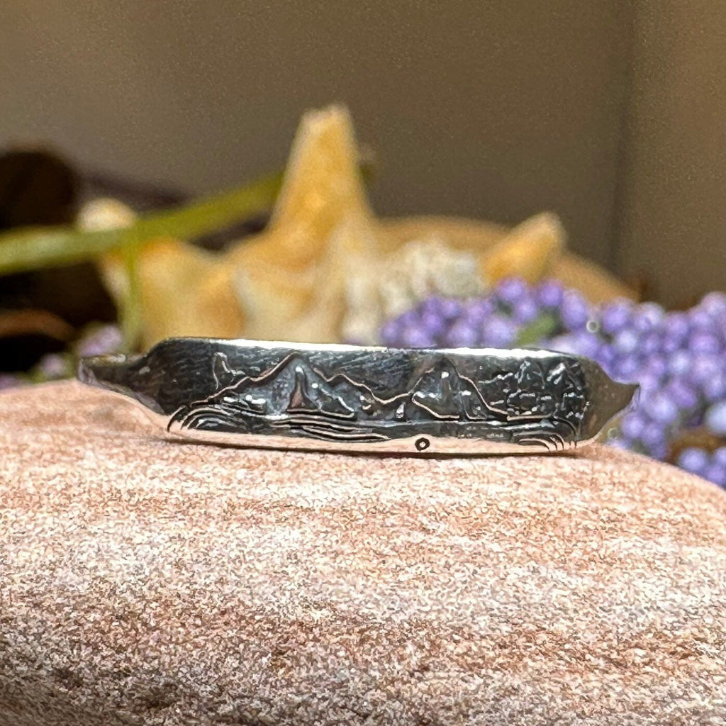 Minimalist Highland Mountain Ring