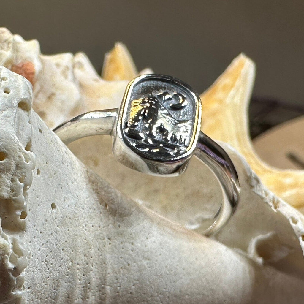 Minimalist Highland Mountain Ring